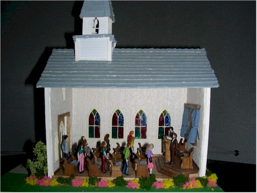 church dollhouse